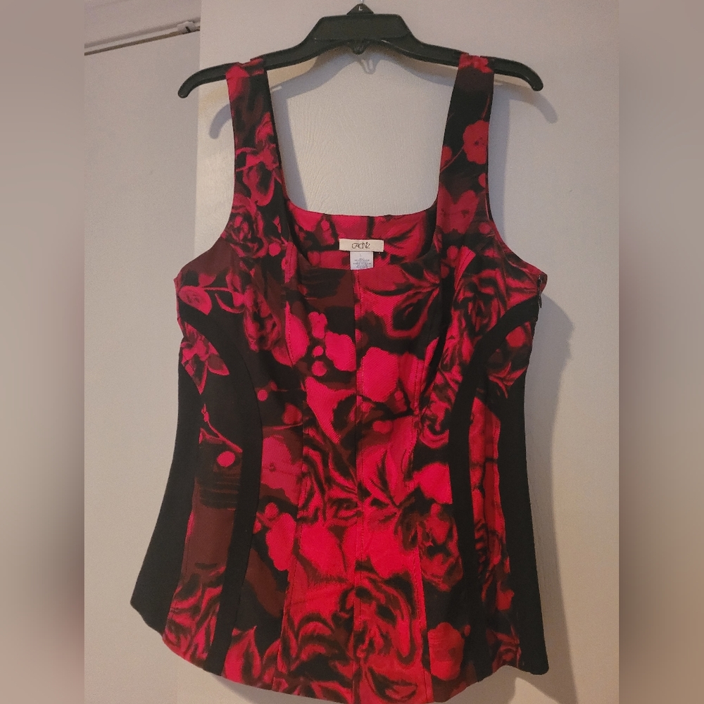 Red & Black Caché Corset